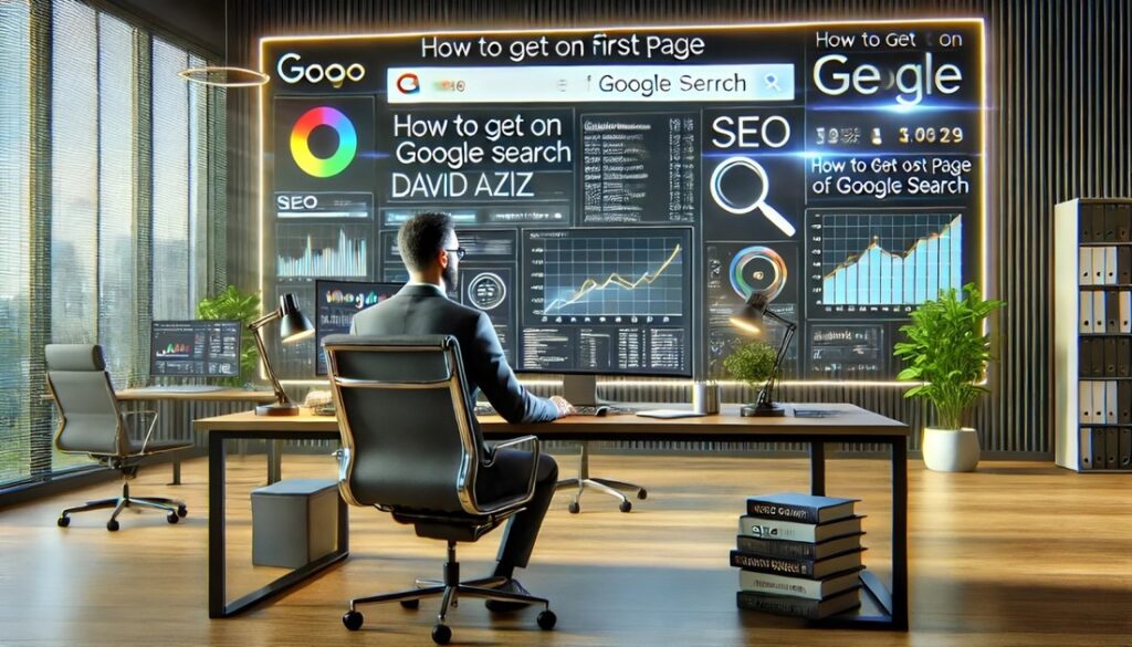 How to Get on the First Page of Google Search: David Aziz's