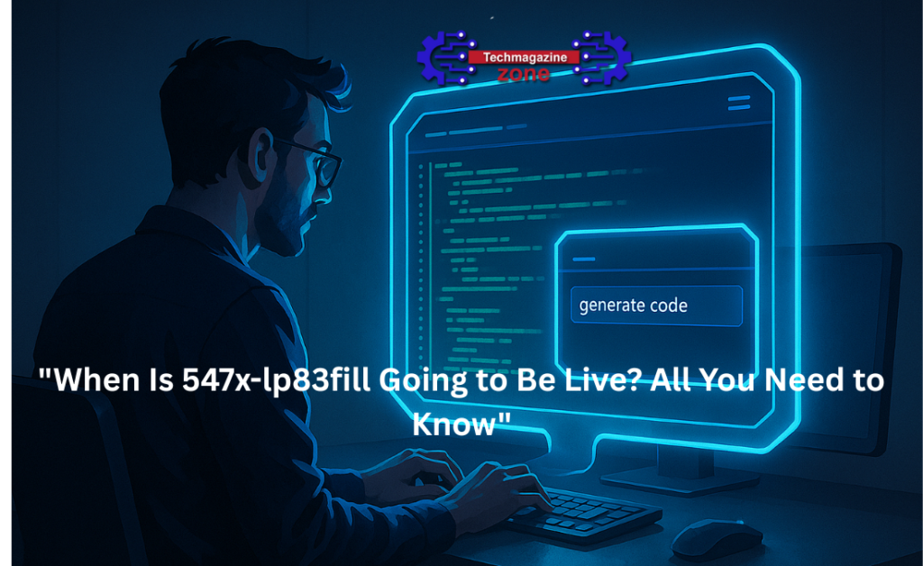 When Is 547x-lp83fill Going to Be Live
