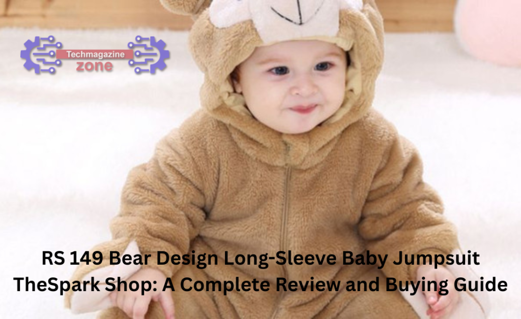 RS 149 Bear Design Long-Sleeve Baby Jumpsuit TheSpark Shop