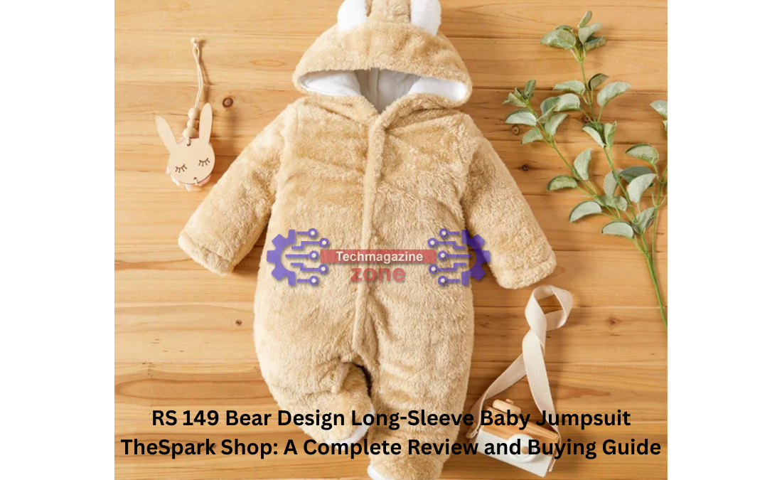 RS 149 Bear Design Long-Sleeve Baby Jumpsuit TheSpark Shop