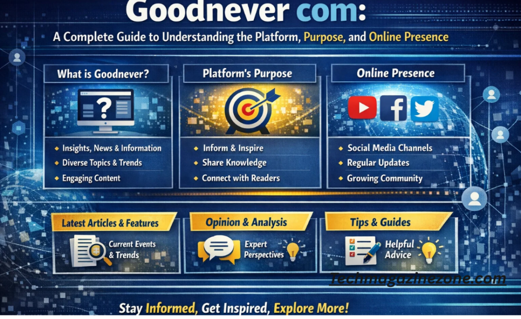 Goodnever com: A Complete Guide to Understanding the Platform, Purpose, and Online Presence Goodnever com
